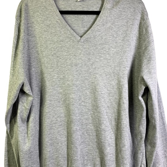 BANANA REPUBLIC Gray‎ V-Neck Pullover Sweater - Picture 5 of 11